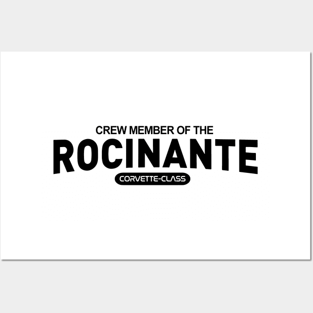 Rocinante Crew member shirt Wall Art by HellraiserDesigns